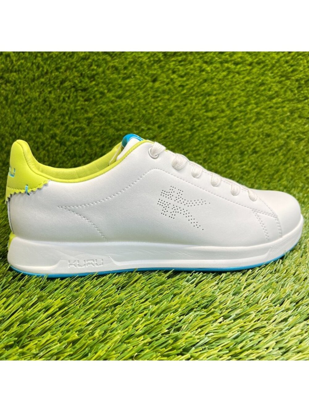 Kuru Roam Classic Court Womens Size 8.5 White Athletic Leather Shoes Sneakers